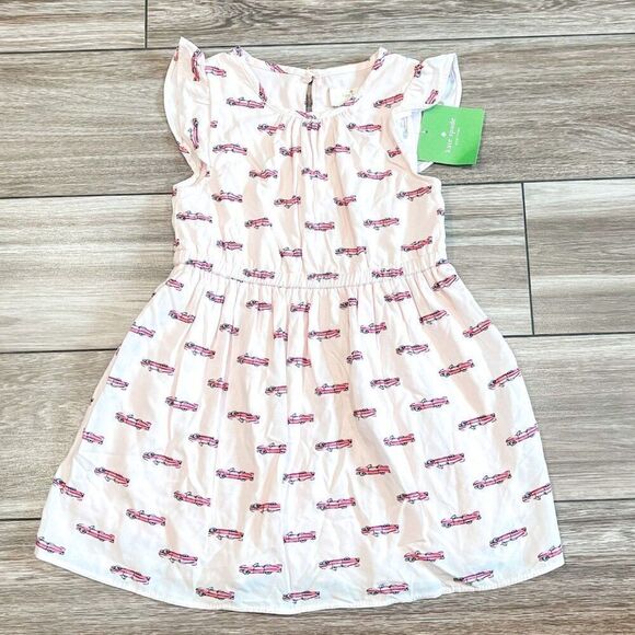 NWT! Kate Spade New York Hot Rod Car Pink Dress Size 3 - Picture 1 of 6